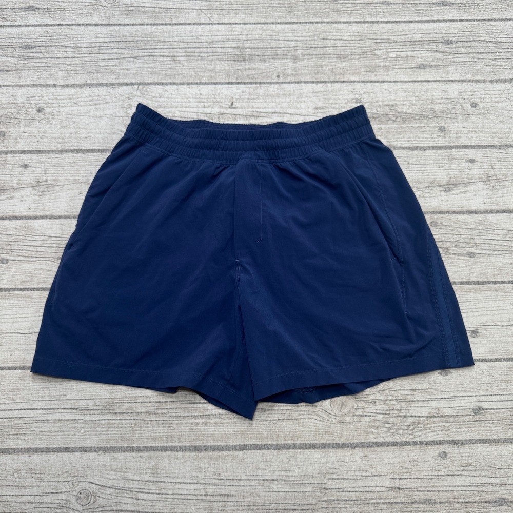 Lululemon Shorts Men's Small Navy Blue Pace Breaker Running Athletic Sportswear